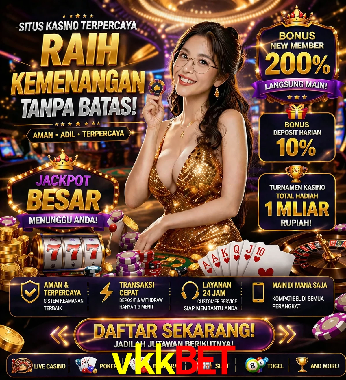 Roleta e blackjack vkkbet