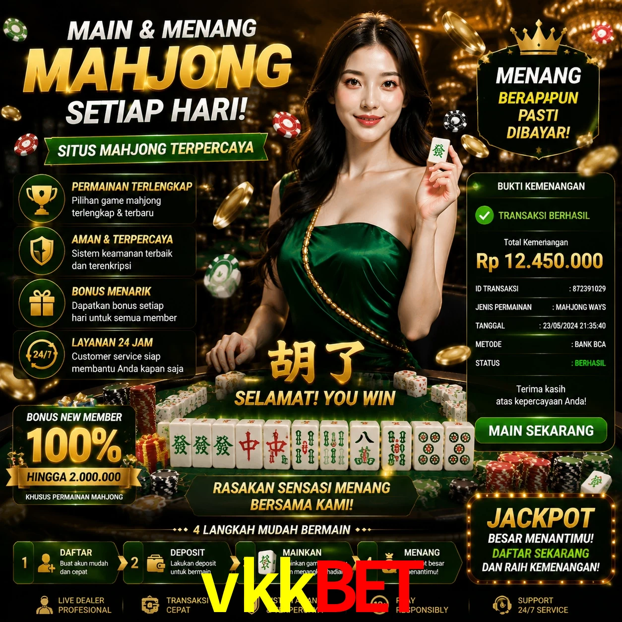 Ganhar e sacar na vkkbet